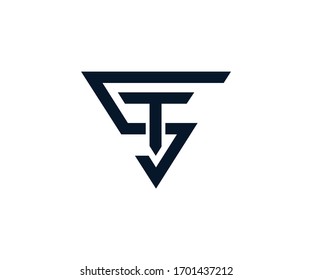 ST letter logo design vector Superman shape 