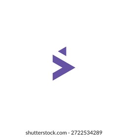Ilusão do vetor da tecnologia do ícone do logotipo da linha ST