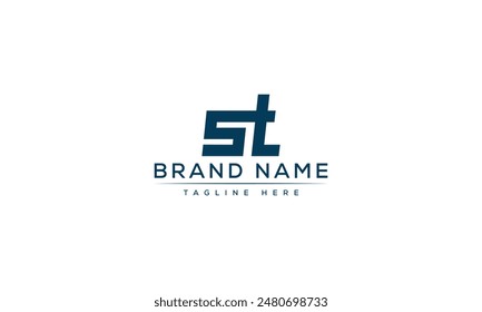 ST logo Diseño Plantilla Vector Gráfico Branding Element.