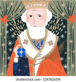 St Nicholas and  Christmas design