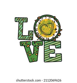 St. Partick's Day Love Sublimation	
