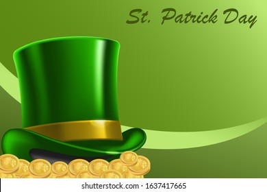 St Patrick banner design, St patrick day background.