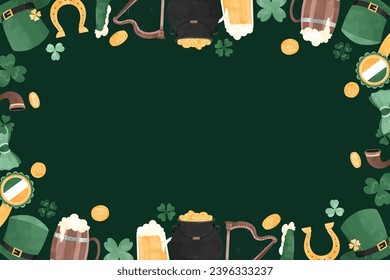 Fondo del marco de la celebración de St. Patrick