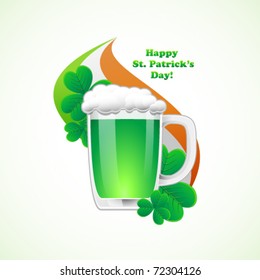 St. Patrick Day background. Vector illustration.