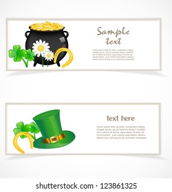 St. Patrick day banners
