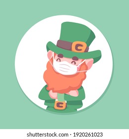 St. Patrick day cartoon illustration design of vector.