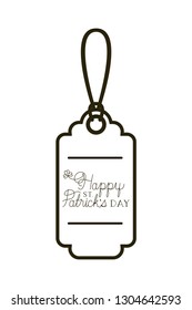 st patrick day commercial tag isolated icon