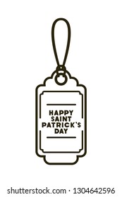 st patrick day commercial tag isolated icon