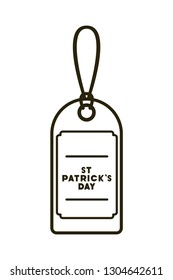 st patrick day commercial tag isolated icon