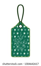 st patrick day commercial tag isolated icon