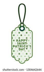 st patrick day commercial tag isolated icon