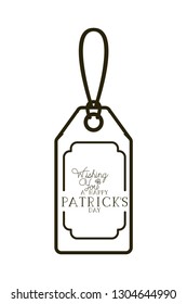 st patrick day commercial tag isolated icon