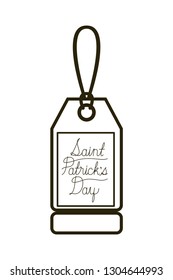 st patrick day commercial tag isolated icon