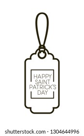 st patrick day commercial tag isolated icon