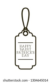 st patrick day commercial tag isolated icon