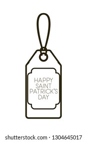 st patrick day commercial tag isolated icon