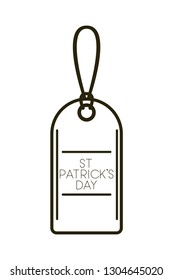 st patrick day commercial tag isolated icon