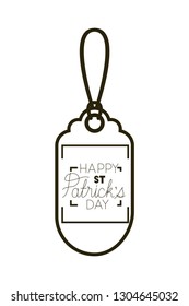 st patrick day commercial tag isolated icon