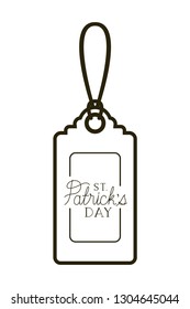 st patrick day commercial tag isolated icon