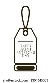 st patrick day commercial tag isolated icon