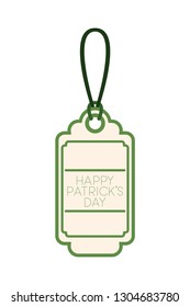 st patrick day commercial tag isolated icon