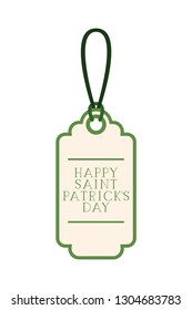 st patrick day commercial tag isolated icon