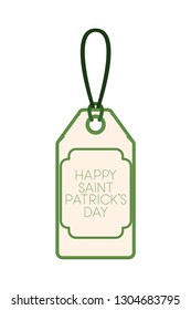 st patrick day commercial tag isolated icon