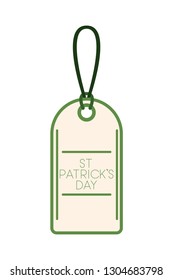 st patrick day commercial tag isolated icon