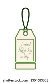 st patrick day commercial tag isolated icon