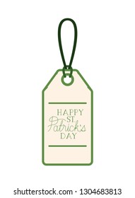 st patrick day commercial tag isolated icon