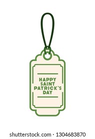 st patrick day commercial tag isolated icon