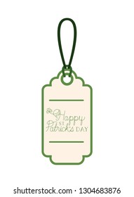 st patrick day commercial tag isolated icon