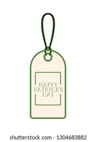 st patrick day commercial tag isolated icon