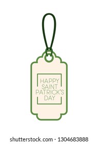 st patrick day commercial tag isolated icon