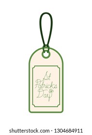 st patrick day commercial tag isolated icon