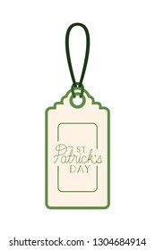 st patrick day commercial tag isolated icon