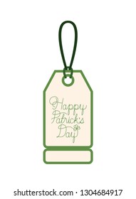 st patrick day commercial tag isolated icon