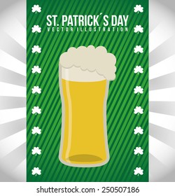 st patrick day design, vector illustration eps10 graphic 