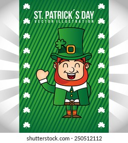 st patrick day design, vector illustration eps10 graphic 