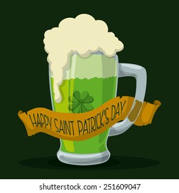 st Patrick day design, vector illustration eps10 graphic 