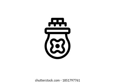 St. Patrick Day Icon - Earthenware
