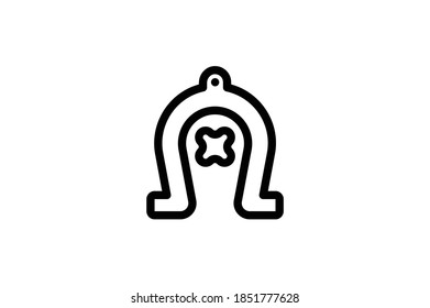 St. Patrick Day Icon - Horse Shoes