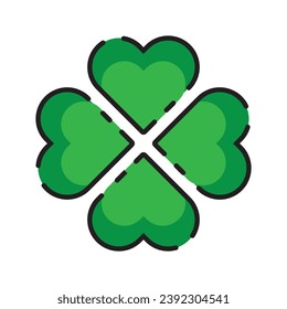 st patrick day icon vector template illustration logo design