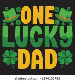 St patrick day irish traditional graphic t shirt . St patrick day related quote design or elements 