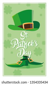 st patrick day with leprechaun hat and boots