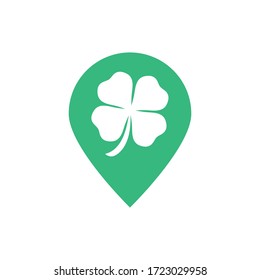 St Patrick day locator logo