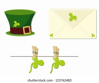 St Patrick Day objects (vector)