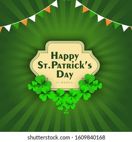 St. Patrick Day poster. vector illustration