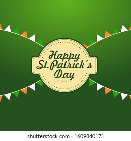 St. Patrick Day poster. vector illustration