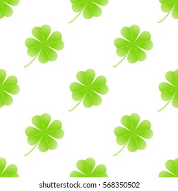 St Patrick day seamless on white background. vector illustration
